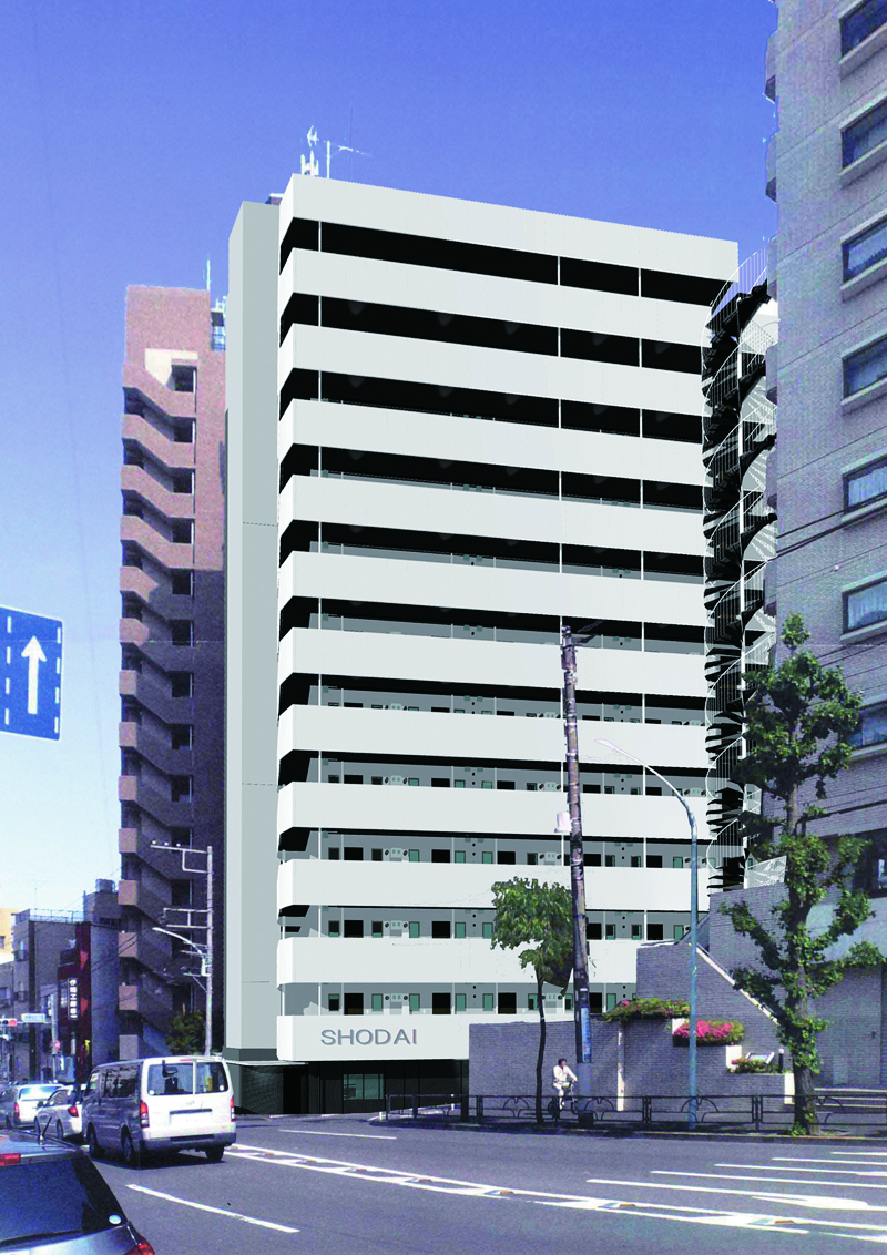 賃貸マンション外装リフォームCG
