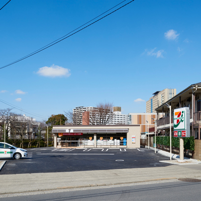 セブンイレブン　店舗建設事例