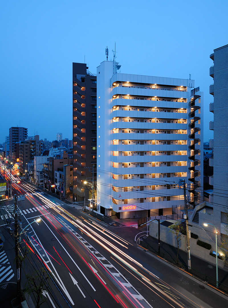 不忍通り越しの夜景 デザインリノベーション｜賃貸マンション外壁大規模修繕｜リフォーム空室改善事例