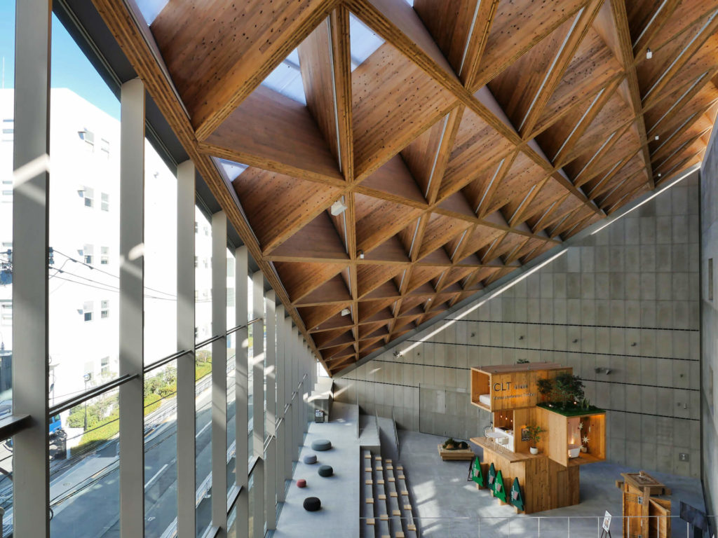 大東建託賃貸住宅未来展示場ROOFLAG　場所：東京都江東区東雲一丁目4-1　設計：マウントフジアーキテクツスタジオ/アラップ　施工：東急建設