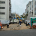 【建築家による高級賃貸】新宿区市ヶ谷デザイナーズマンション設計監理｜着工16日目 試験杭による施工品質確認