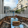 【建築家による高級賃貸】新宿区市ヶ谷デザイナーズマンション設計監理｜着工64日目　地下ピット型枠施工と断熱設計による快適性の追求