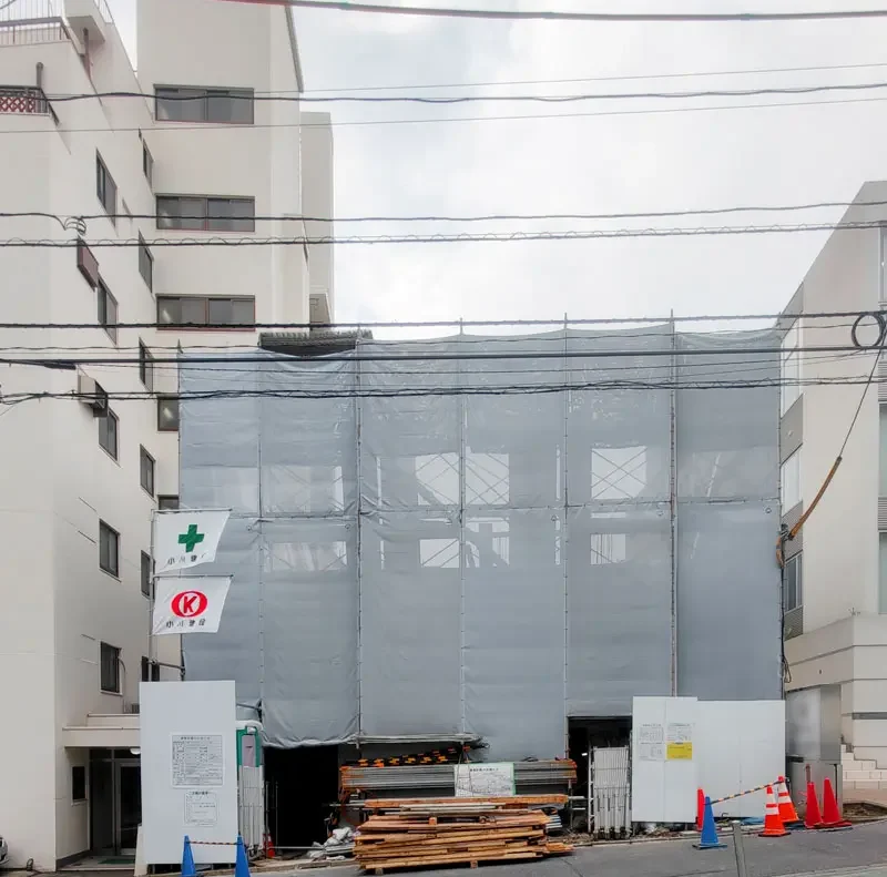 鉄筋コンクリート造賃貸マンション建設事例　3階配筋工事