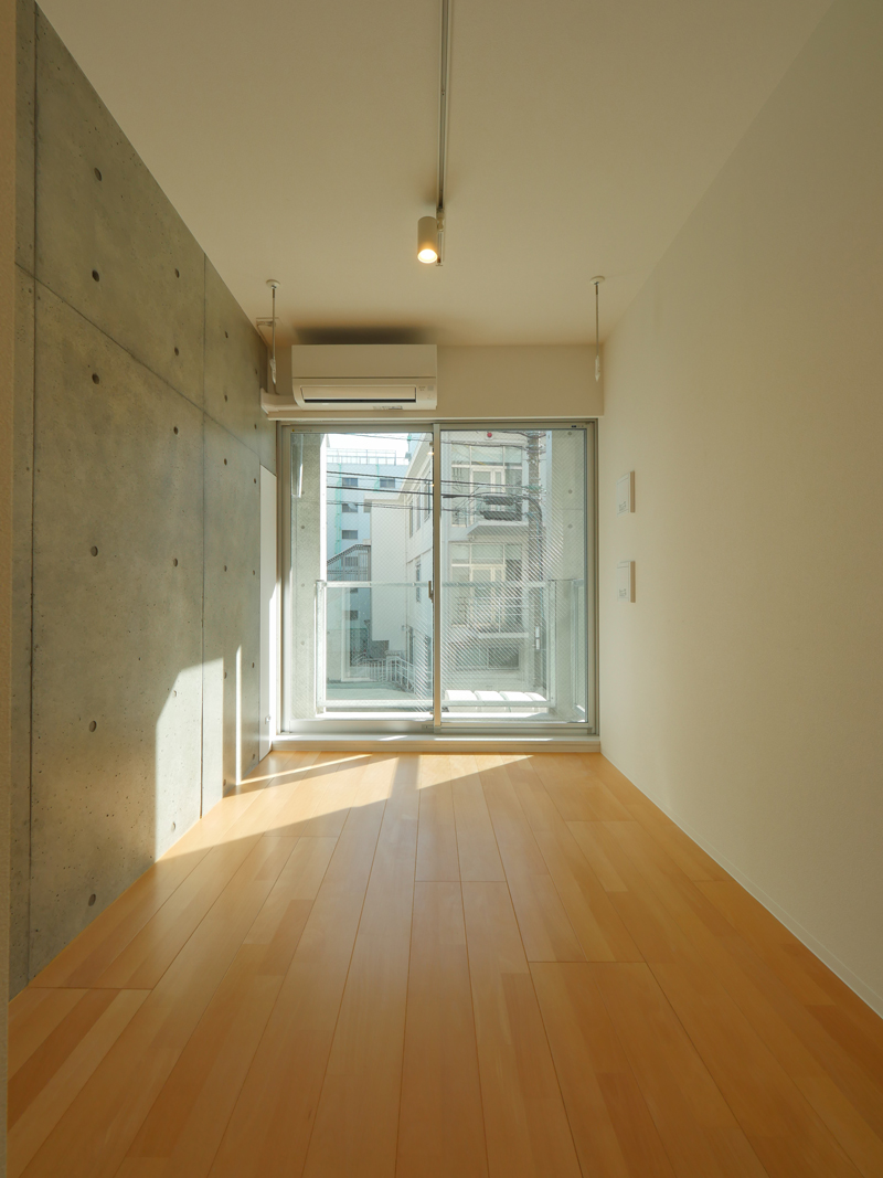 H　洋室｜新築コンクリート打放しデザイナーズマンション　新宿区市ヶ谷　タイプHのご紹介建設事例です。