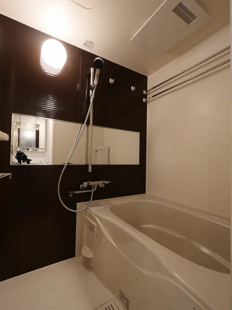 C浴室｜新築コンクリート打放しデザイナーズマンション　新宿区市ヶ谷　タイプCのご紹介建設事例です。