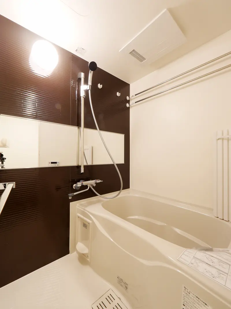 E号室浴室｜新築コンクリート打放しデザイナーズマンション　新宿区市ヶ谷　タイプEのご紹介建設事例です。