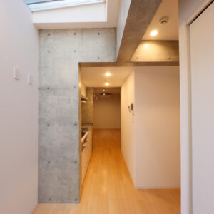 タイプAトップライト１｜新築コンクリート打放しデザイナーズマンション　新宿区市ヶ谷　タイプAのご紹介建設事例です。