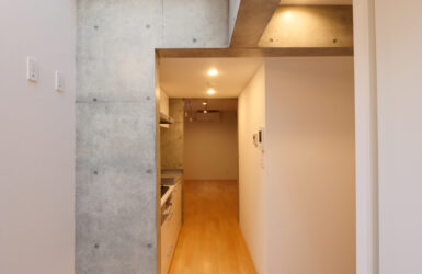 タイプAトップライト１｜新築コンクリート打放しデザイナーズマンション　新宿区市ヶ谷　タイプAのご紹介建設事例です。