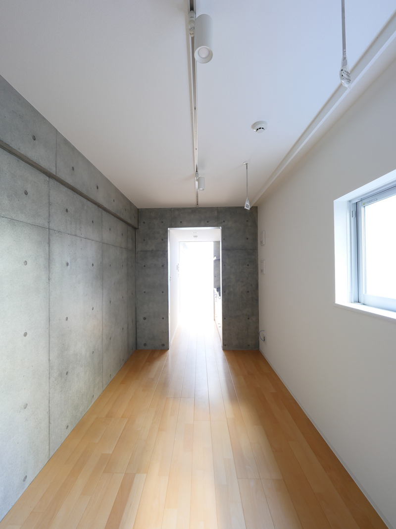 101号室洋室２｜新築コンクリート打放しデザイナーズマンション　新宿区市ヶ谷　１０１号室のご紹介建設事例です。