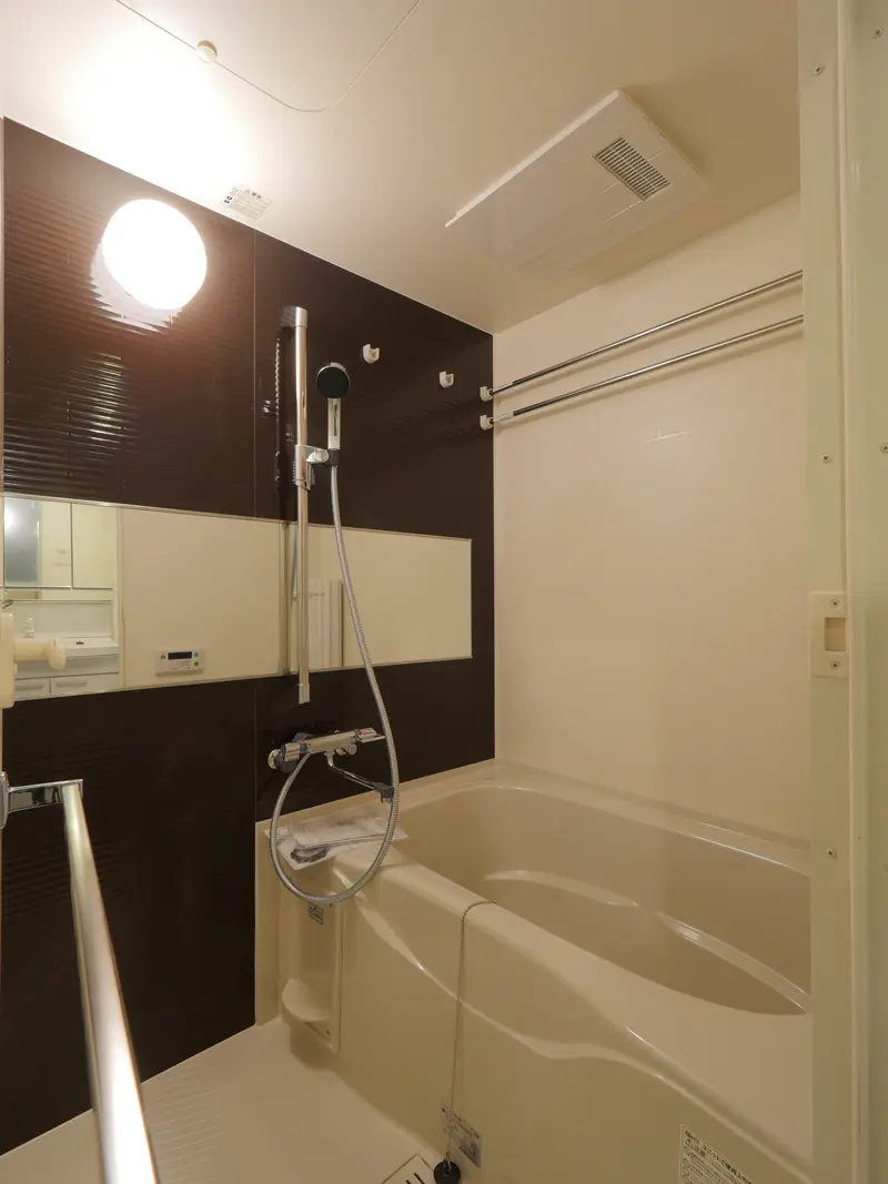 G浴室｜新築コンクリート打放しデザイナーズマンション　新宿区市ヶ谷　タイプGのご紹介建設事例です。