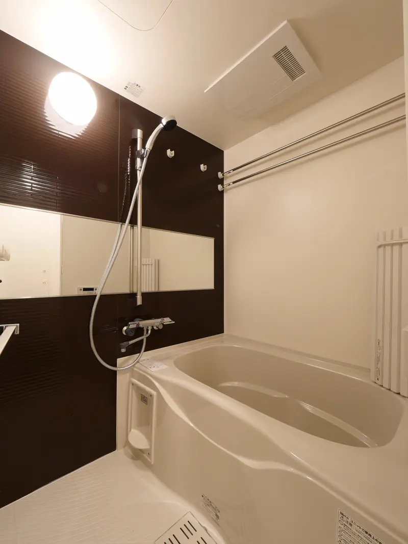 B号室浴室｜新築コンクリート打放しデザイナーズマンション　新宿区市ヶ谷　タイプBのご紹介建設事例です。