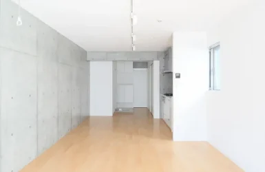 B号室洋室２｜新築コンクリート打放しデザイナーズマンション　新宿区市ヶ谷　タイプBのご紹介建設事例です。