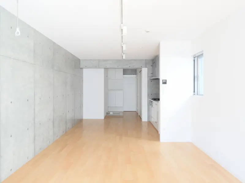 B号室洋室２｜新築コンクリート打放しデザイナーズマンション　新宿区市ヶ谷　タイプBのご紹介建設事例です。