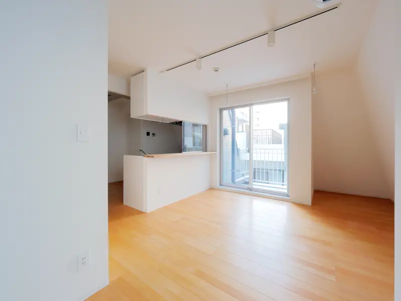 E号室洋室２｜新築コンクリート打放しデザイナーズマンション　新宿区市ヶ谷　タイプEのご紹介建設事例です。
