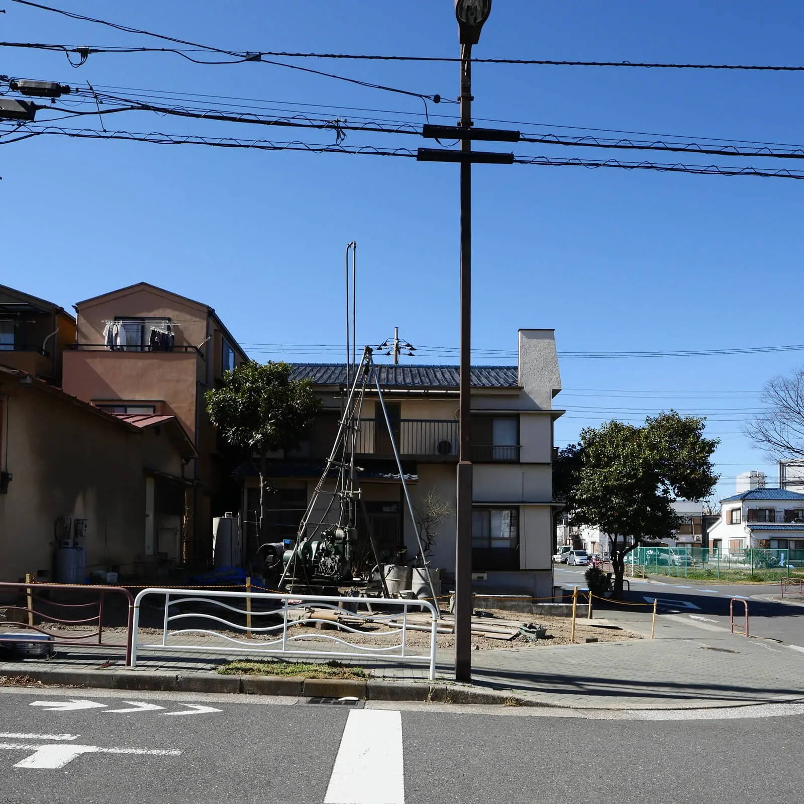 ボーリング土質調査が始まりました。｜鉄筋コンクリート造4階建てのオフィスビル