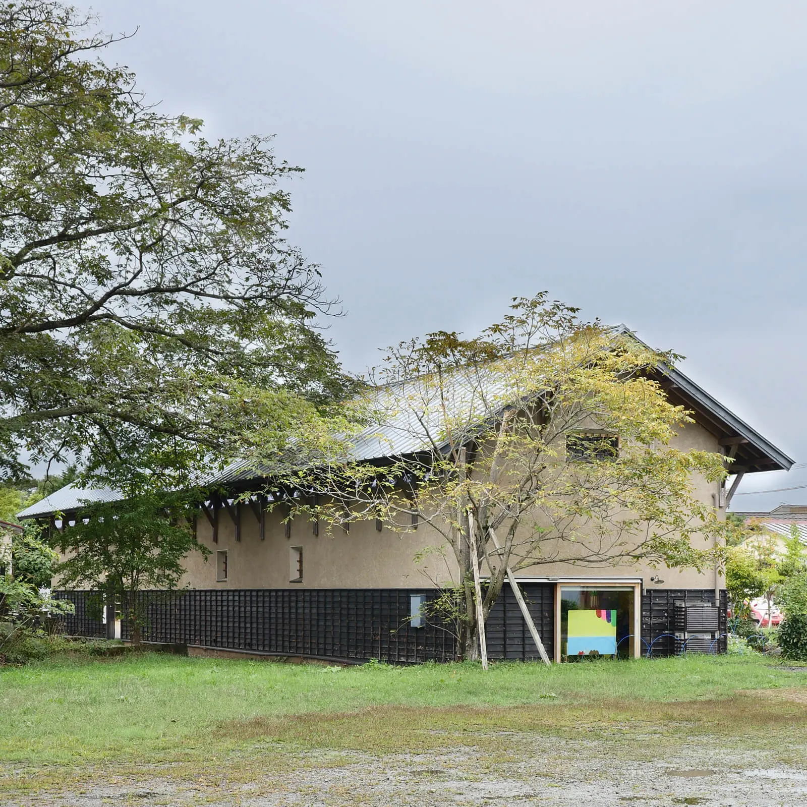 はじまりの美術館|北東外観|福島県の有名建築