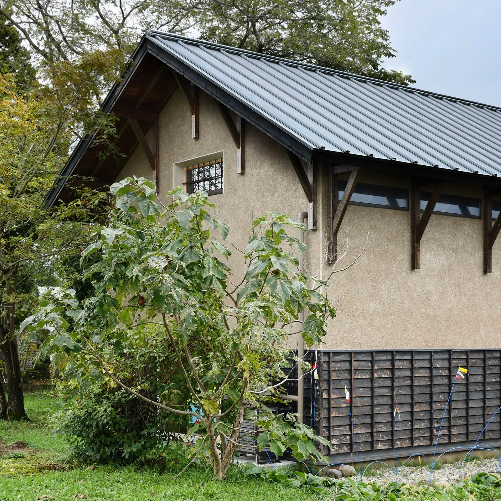 はじまりの美術館|北西外観|福島県の有名建築