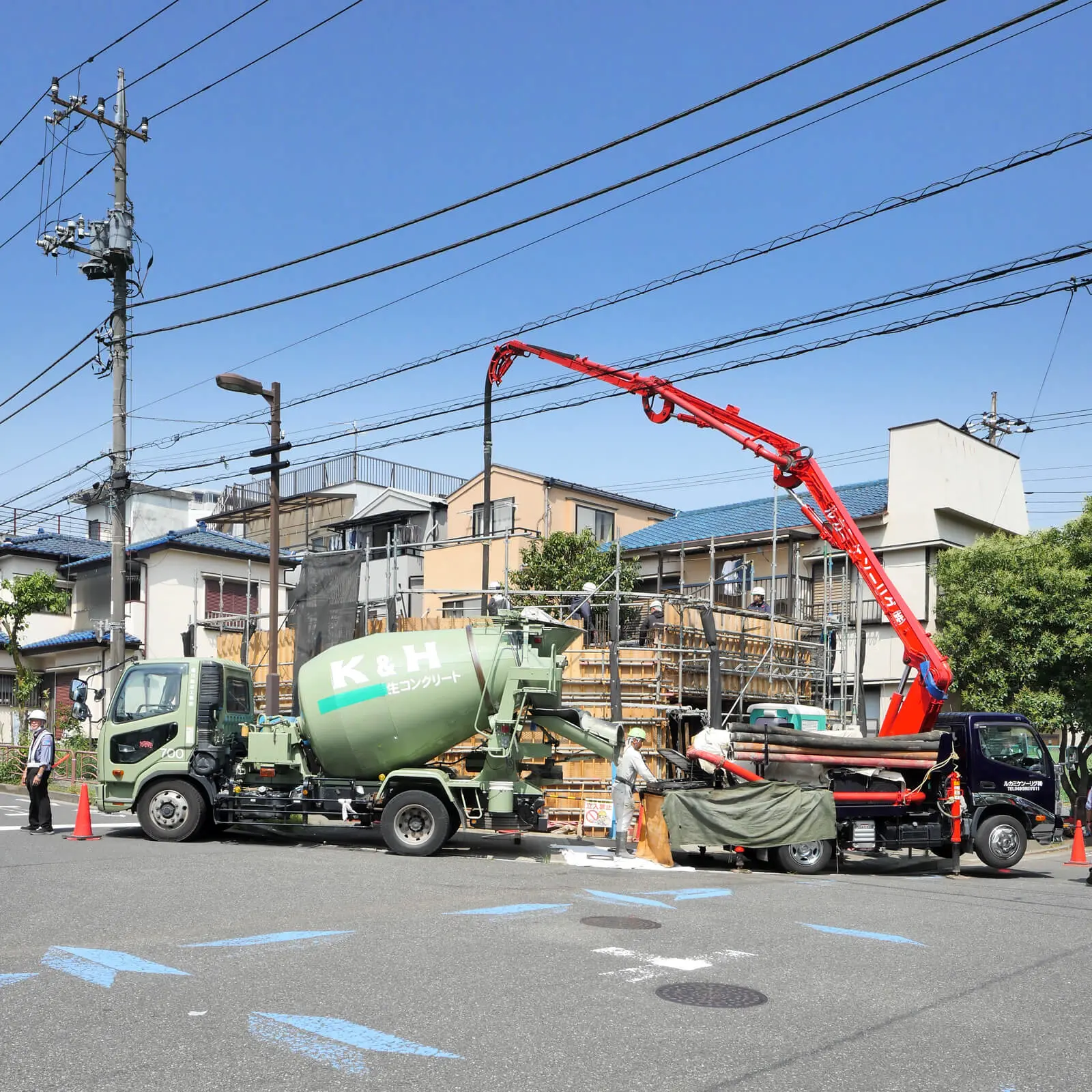 【東京】江東区潮見 オフィスビル建築プロジェクト：1階コンクリート打設が完了しました
